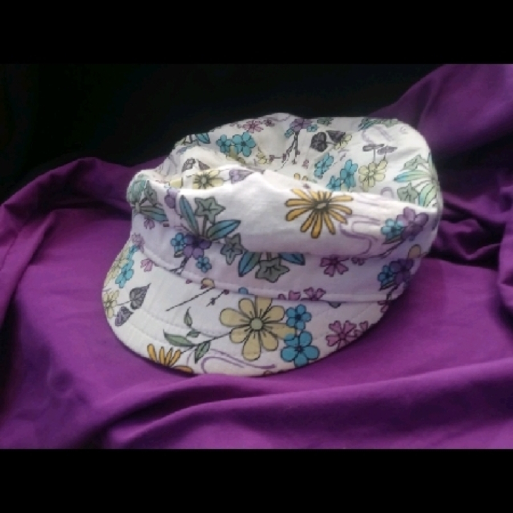 Floral Kids Cap - Multicolor
